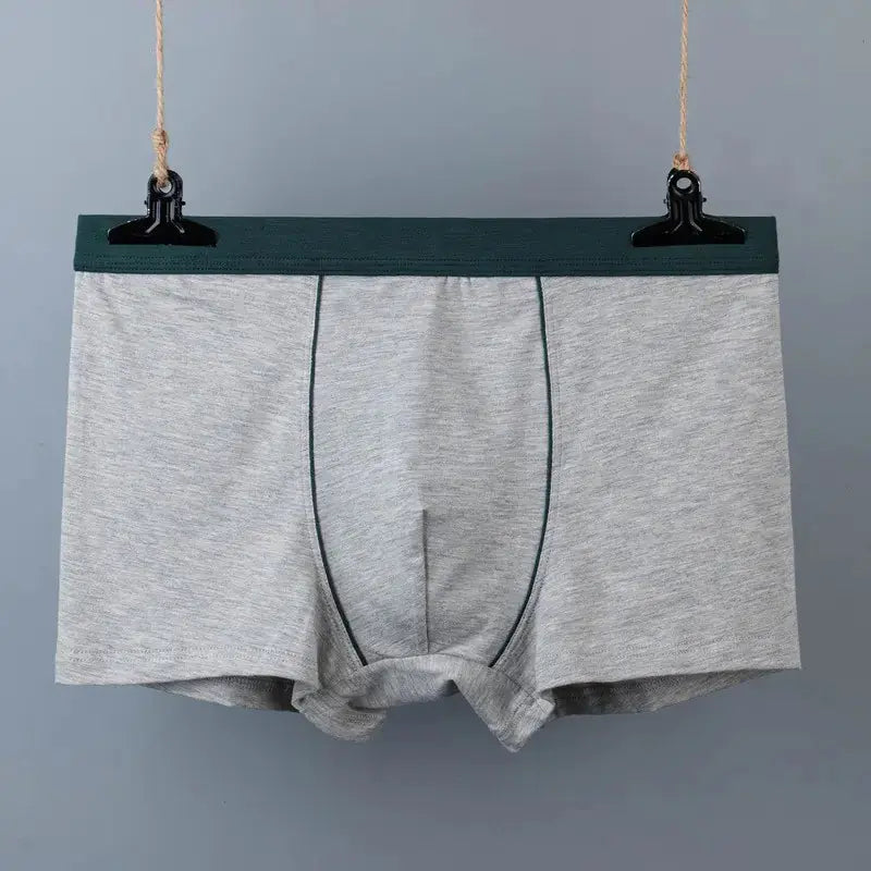 Plus Size Mid-High Waist Slim Boxer Briefs JTLFABFASHION