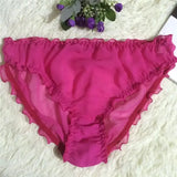 Translucent Silk Triangle Panties for Women JTLFABFASHION