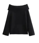 Women's Solid Color Pullover Sweater JTLFABFASHION