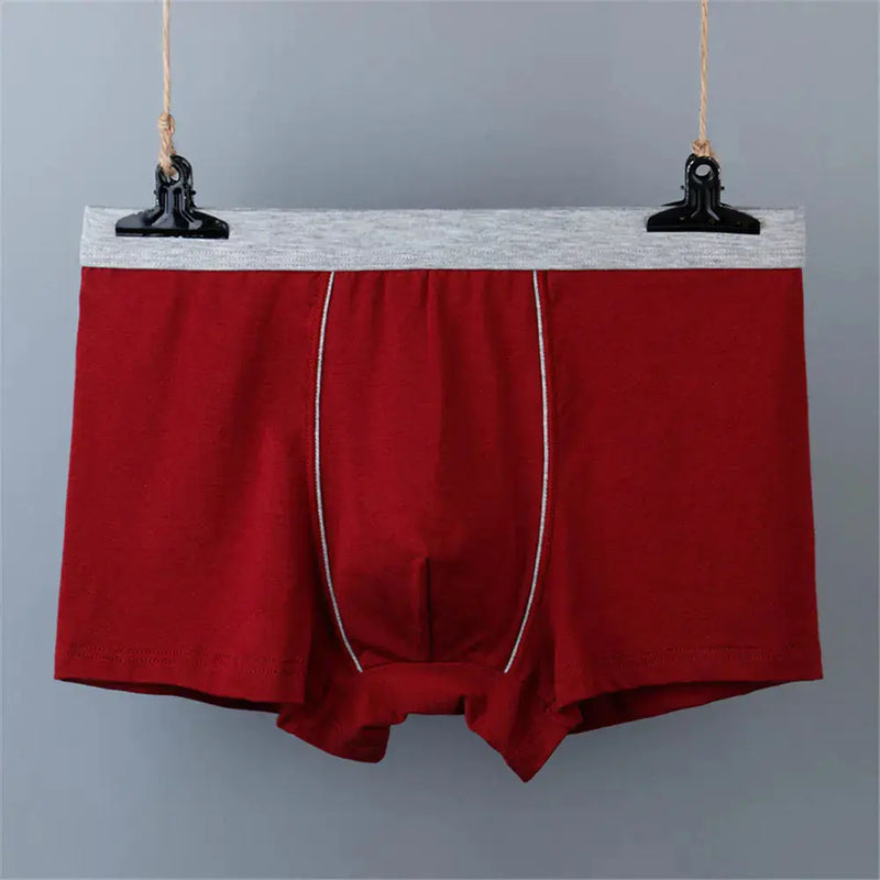 Plus Size Mid-High Waist Slim Boxer Briefs JTLFABFASHION