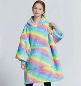 Women's Hooded Pullover Sweater Blanket JTLFABFASHION