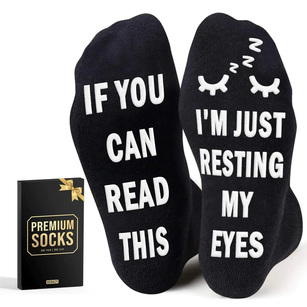 VICRAZY Funny Dad Socks – Novelty Birthday & Holiday Gift for Men