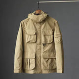 Windproof Waterproof Men's Jacket with Multi Pockets JTLFABFASHION