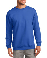 JustBlanks Fleece Sweatshirt for Men Tall Men’s Sweatshirt Crewneck Sweatshirt Relaxed-Fit Pullover Sweatshirt - Royal - XLT JTLFABFASHION