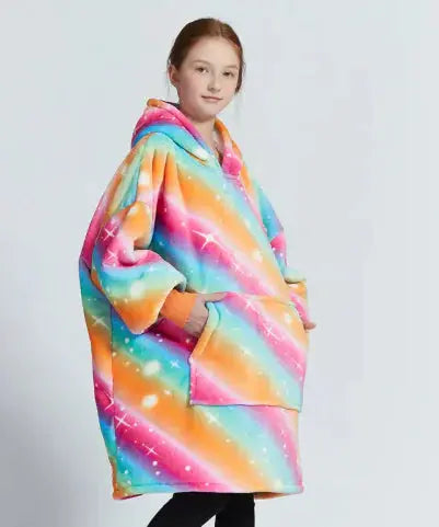 Women's Hooded Pullover Sweater Blanket JTLFABFASHION