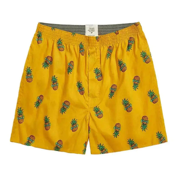 Men's Plus Size Plaid Cotton Boxer Shorts for Home JTLFABFASHION