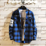 Slim Fit Casual Plaid Shirt for Men JTLFABFASHION