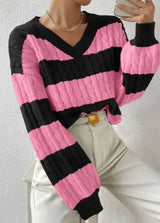 Lazy Loose Women's Knitted Sweater JTLFABFASHION