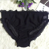 Translucent Silk Triangle Panties for Women JTLFABFASHION