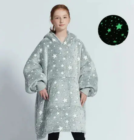 Women's Hooded Pullover Sweater Blanket JTLFABFASHION