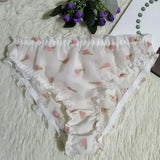 Translucent Silk Triangle Panties for Women JTLFABFASHION