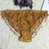 Translucent Silk Triangle Panties for Women JTLFABFASHION