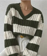 Lazy Loose Women's Knitted Sweater JTLFABFASHION