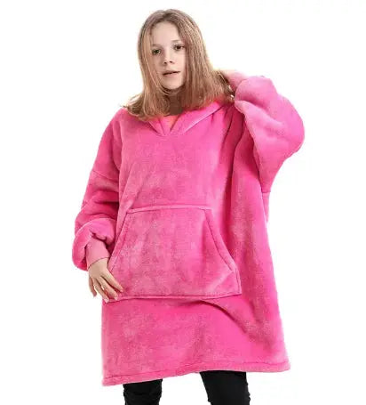 Women's Hooded Pullover Sweater Blanket JTLFABFASHION