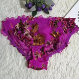 Translucent Silk Triangle Panties for Women JTLFABFASHION