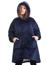 Women's Hooded Pullover Sweater Blanket JTLFABFASHION