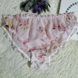 Translucent Silk Triangle Panties for Women JTLFABFASHION