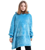 Women's Hooded Pullover Sweater Blanket JTLFABFASHION
