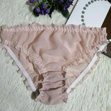 Translucent Silk Triangle Panties for Women JTLFABFASHION