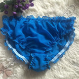 Translucent Silk Triangle Panties for Women JTLFABFASHION