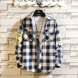 Slim Fit Casual Plaid Shirt for Men JTLFABFASHION