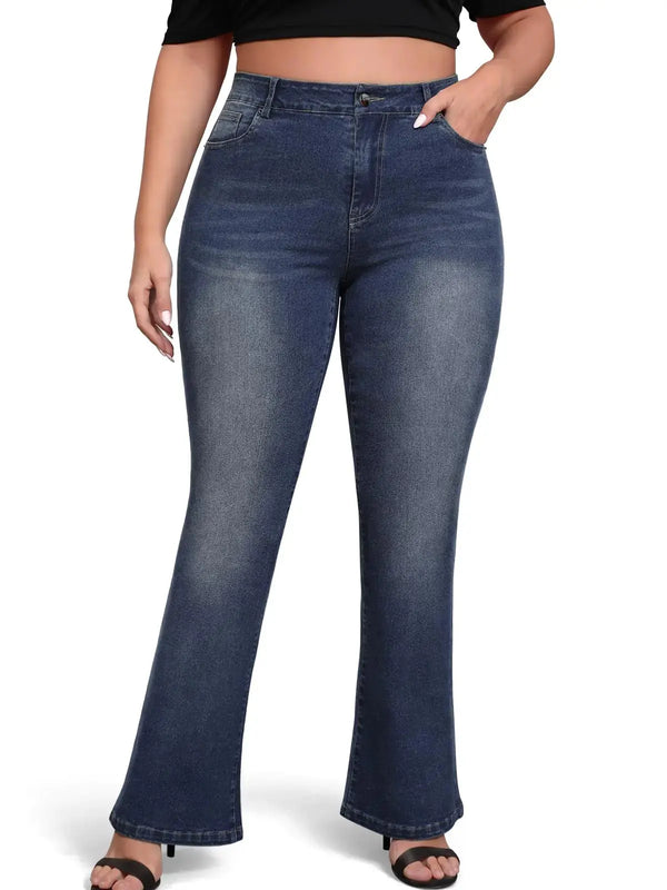 SQIQY Boot Cut Jeans for Woman Stretch Jeans – Flattering Casual Denim