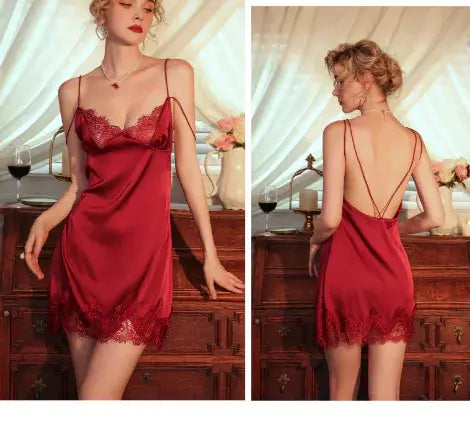 Plus Size Lace Cami Nightgown for Women JTLFABFASHION