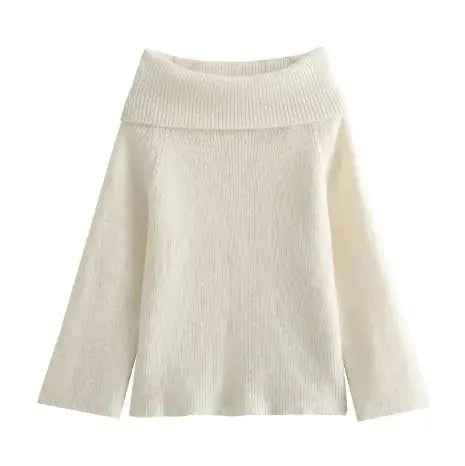Women's Solid Color Pullover Sweater JTLFABFASHION