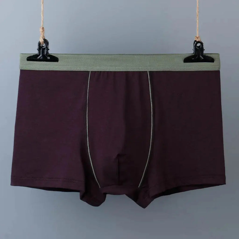 Plus Size Mid-High Waist Slim Boxer Briefs JTLFABFASHION