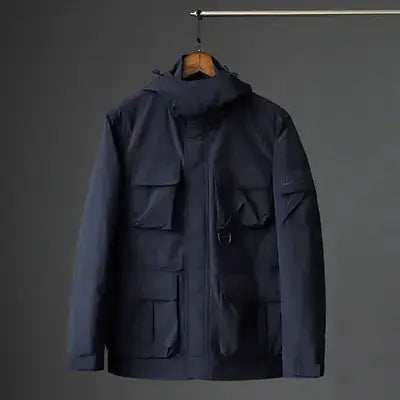 Windproof Waterproof Men's Jacket with Multi Pockets JTLFABFASHION