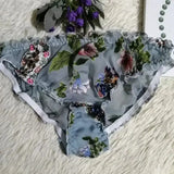 Translucent Silk Triangle Panties for Women JTLFABFASHION