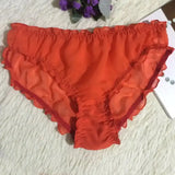 Translucent Silk Triangle Panties for Women JTLFABFASHION