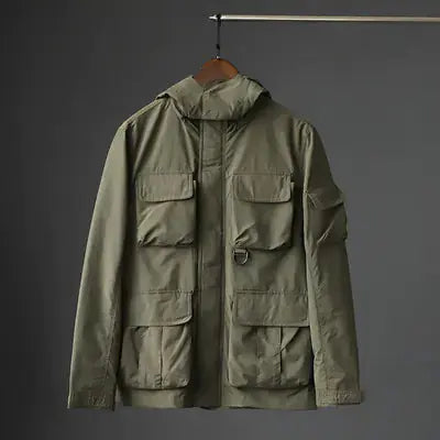 Windproof Waterproof Men's Jacket with Multi Pockets JTLFABFASHION