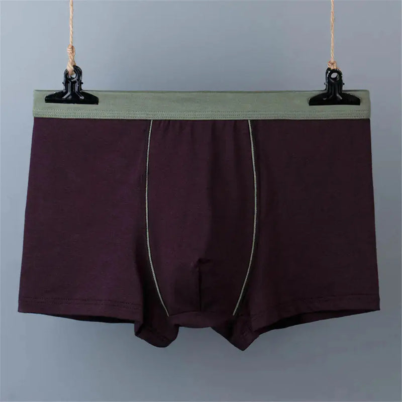 Plus Size Mid-High Waist Slim Boxer Briefs JTLFABFASHION