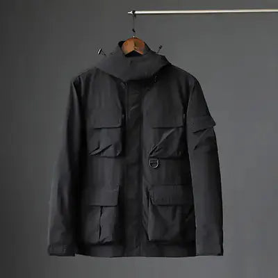 Windproof Waterproof Men's Jacket with Multi Pockets JTLFABFASHION