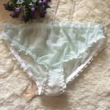 Translucent Silk Triangle Panties for Women JTLFABFASHION