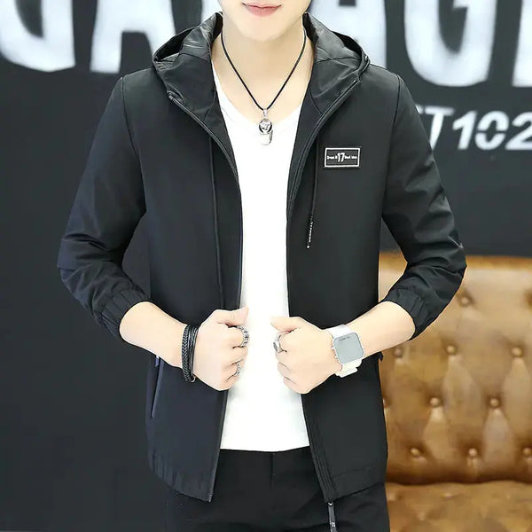 Men’s Jacket, Hooded Casual Outerwear Top – Everyday Street Style